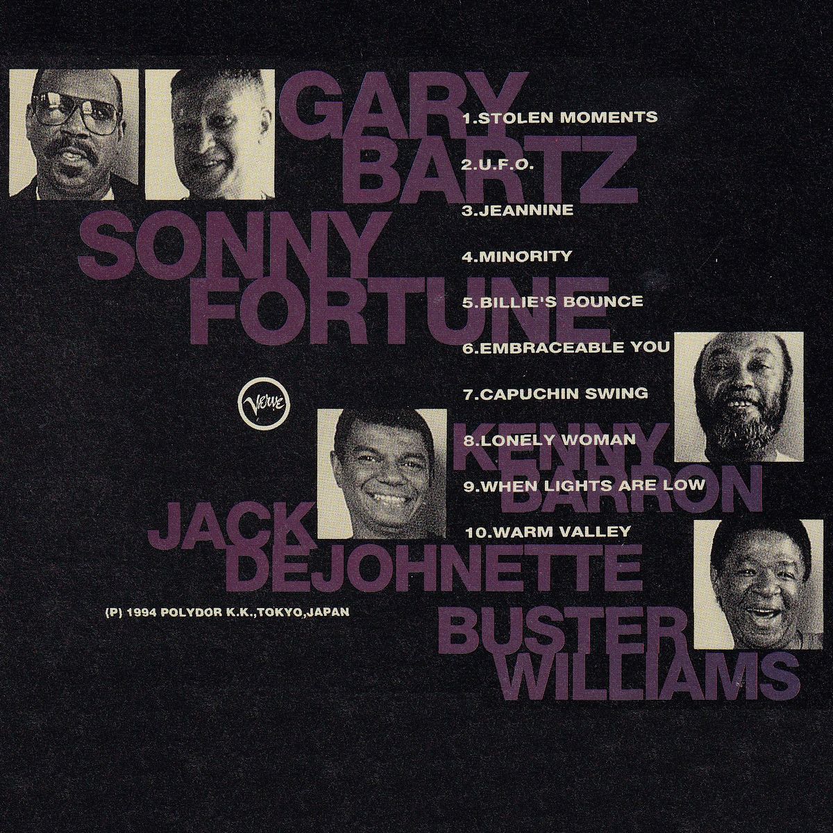 ALTO MEMORIES - GARY BARTZ, SONNY FORTUNE